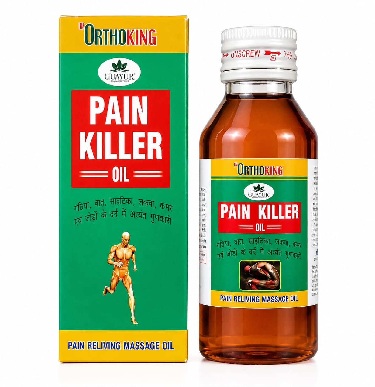 Premium Pain Killer Oil - Orthoking Relief